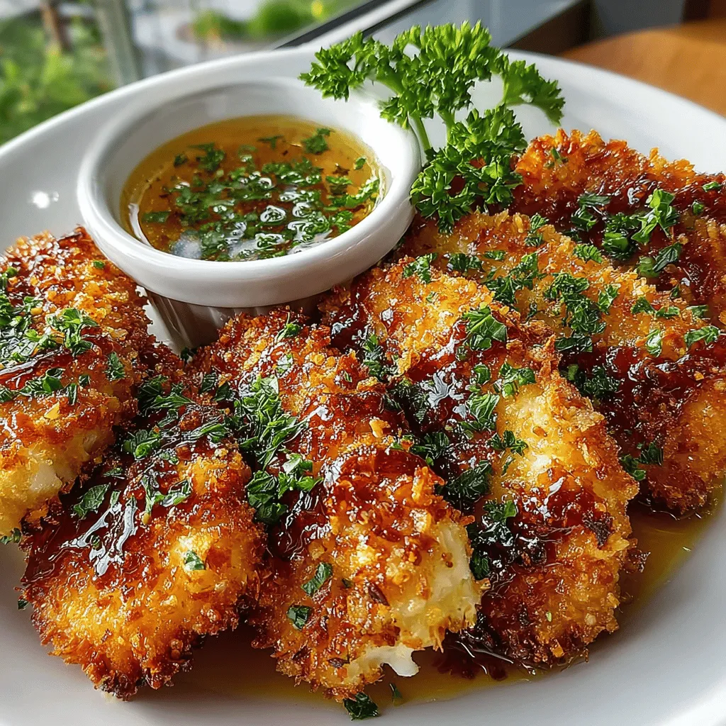 Crispy Oven-Baked Chicken Tenders with Honey Mustard