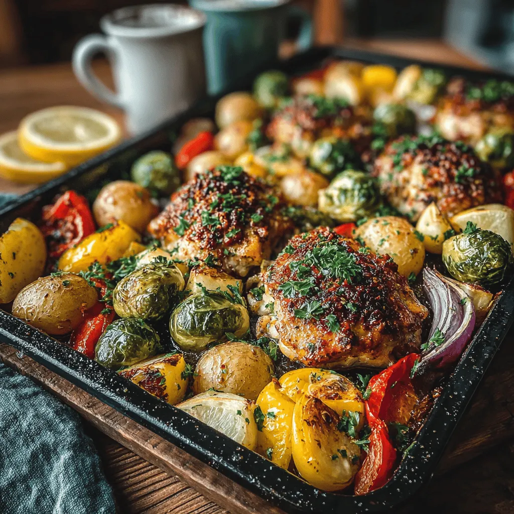 In today's fast-paced world, one-pan meals have become a culinary lifesaver for those juggling busy schedules. These convenient dishes not only save time on meal prep and cleanup, but they also deliver a delightful blend of flavors and nutrients in every bite. One standout recipe that perfectly embodies the essence of a one-pan meal is the Crispy Sheet Pan Chicken and Veggie Bake. This dish seamlessly combines tender chicken thighs with a vibrant mix of colorful vegetables, creating a satisfying and wholesome dinner option that's ideal for busy weeknights or family gatherings.