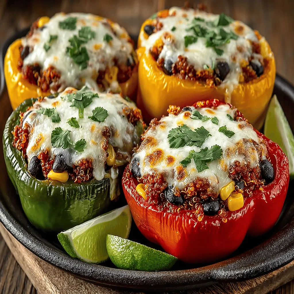Stuffed peppers are a wholesome meal option that has gained popularity among health-conscious home cooks and busy families alike. The Turkey & Quinoa Delight Stuffed Peppers recipe perfectly embodies the balance of nutrition and flavor. This dish combines lean ground turkey with nutrient-packed quinoa, all enveloped in vibrant bell peppers. Not only is it a feast for the eyes, but it also brings a wealth of health benefits that cater to a variety of dietary needs, making it a perfect candidate for weeknight dinners or meal prep.