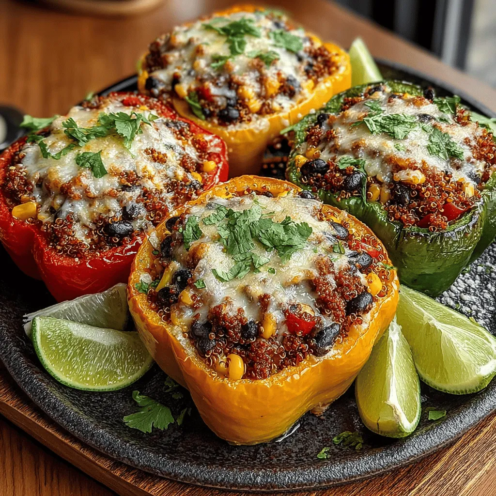Turkey & Quinoa Delight Stuffed Peppers: A Flavorful and Nutritious Meal