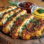 Introducing Crispy Baked Parmesan Chicken Tenders, a mouthwatering dish that combines the unbeatable crunch of panko breadcrumbs with the rich flavor of Parmesan cheese. This recipe is not only easy to prepare but also a healthier alternative to traditional fried chicken tenders. Perfect for busy weeknights or as a crowd-pleasing appetizer, these tenders are sure to delight everyone at the table.