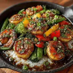 Sizzling Shrimp & Veggie Delight