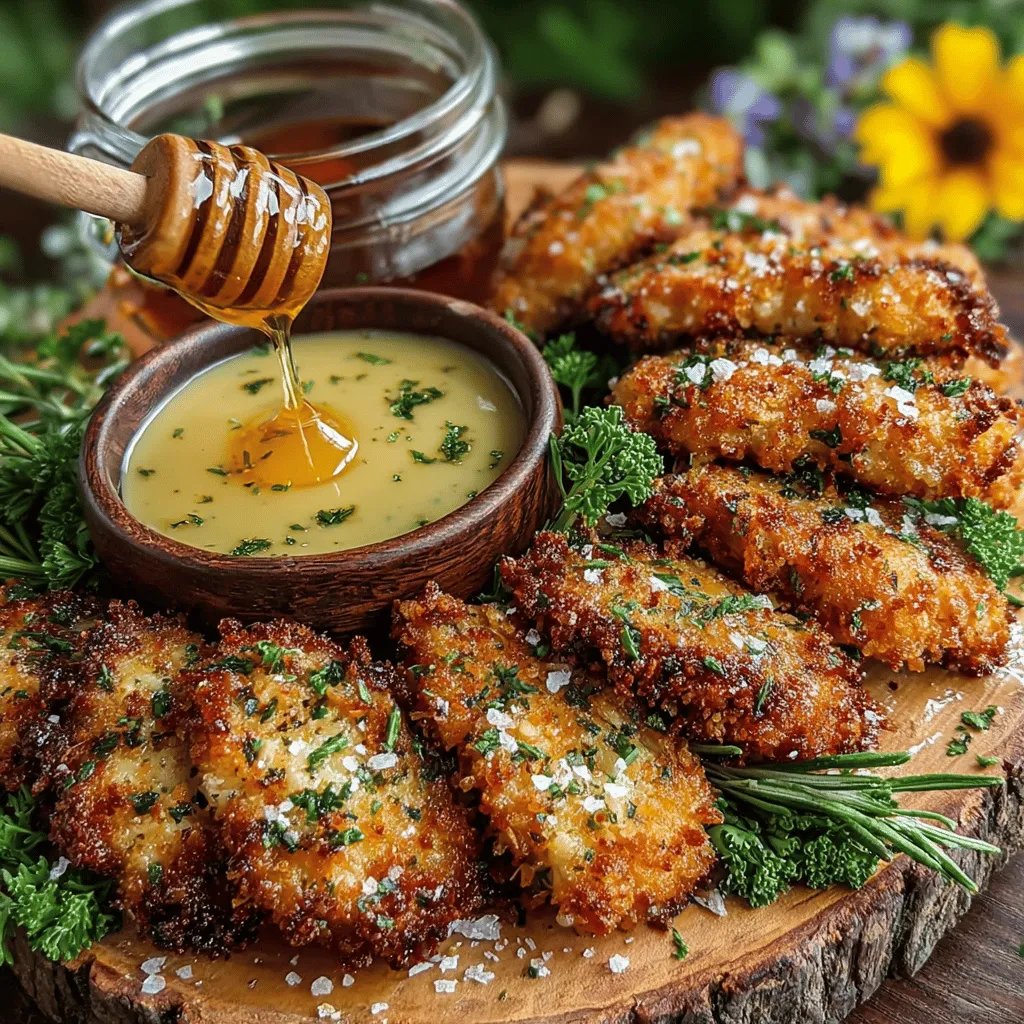Crunchy chicken tenders are a quintessential comfort food that appeals to people of all ages. Their satisfying crunch and tender inside make them a popular choice for a snack, a hearty main dish, or a crowd-pleasing appetizer at gatherings. The versatility of chicken tenders is unmatched; they can be paired with various dips, but none is as delightful as the sweet and tangy honey mustard dip. This combination not only enhances the flavors of the tenders but also elevates the overall dining experience, making it a must-try recipe in any home kitchen.
