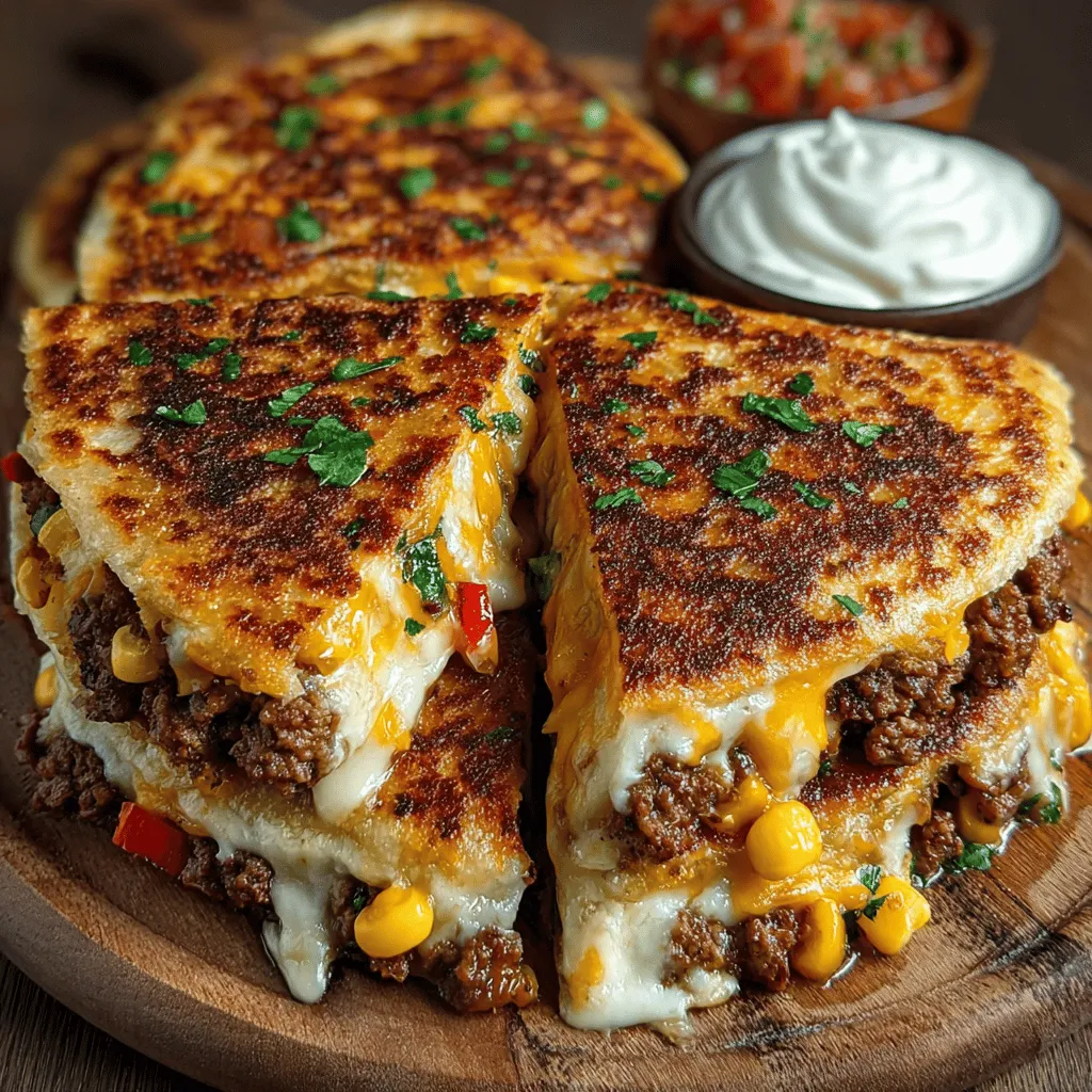 Sizzling Savory Beef and Vegetable Quesadillas are a delightful fusion of flavors, perfect for a quick weeknight dinner or a weekend gathering. This recipe brings together ground beef, vibrant vegetables, and gooey cheese encased in golden crisp tortillas. Not only are these quesadillas easy to prepare, but they also boast a satisfying blend of textures and tastes that will appeal to the whole family. In this article, we’ll explore the ingredients, preparation steps, and tips to help you create the ultimate quesadilla experience.