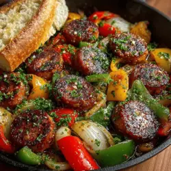 One-Pan Fiesta: Easy Sheet Pan Sausage and Peppers Dinner