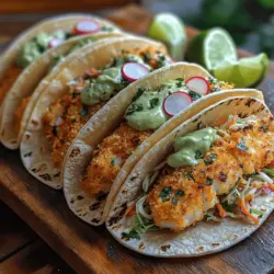 To create the perfect Crispy Baked Fish Tacos, it’s crucial to understand the key components that come together to make this dish both flavorful and nutritious.