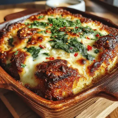 Cheesy Quinoa Spinach Delight