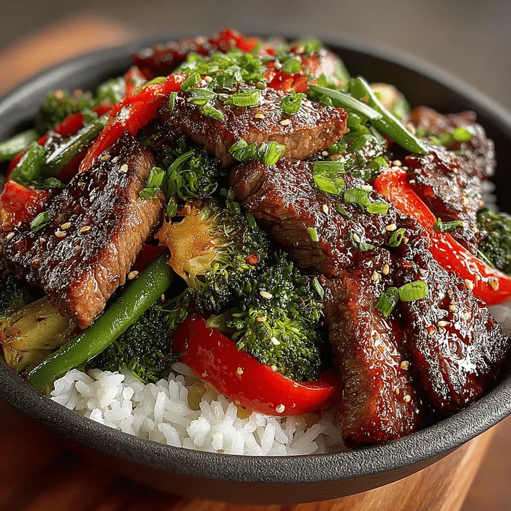 In today’s fast-paced world, finding a meal that is both quick to prepare and packed with nutrition can often feel like a daunting task. Enter the savory stir-fry—a culinary gem that not only offers a delightful burst of flavors but also serves as a canvas for creativity in the kitchen. The Savory Beef and Vegetable Stir-Fry is an excellent example of this, combining tender beef with a colorful array of vegetables to create a dish that is as visually appealing as it is nutritious. This recipe allows you to enjoy a balanced meal with protein, fiber, and vitamins, all in a matter of minutes, making it a perfect choice for busy weeknights or a healthy lunch option.