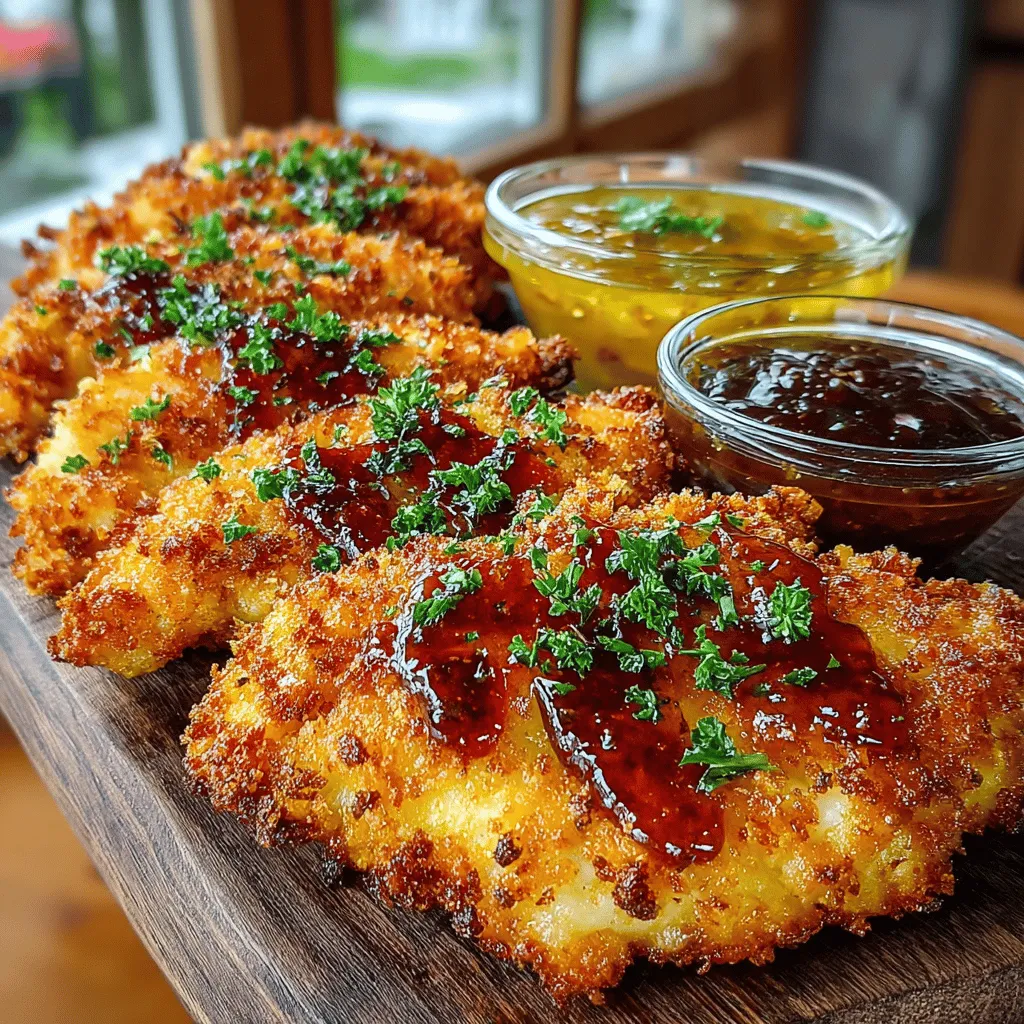 When it comes to family-friendly meals, few dishes can compete with the classic comfort of homemade chicken tenders. Their universal appeal makes them a favorite among both kids and adults, and their versatility allows them to shine in any dining setting, from casual weeknight dinners to festive gatherings. The Golden Crunch Chicken Tenders paired with a Sweet & Zesty Honey Mustard Dip elevate this beloved dish, offering a delightful balance of crunchy texture and an explosion of zesty flavor that will leave everyone craving more.