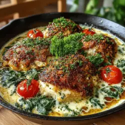 In the world of weeknight dinners, finding the perfect recipe that balances flavor, ease of preparation, and satisfaction can often be a challenge. The Creamy Garlic Parmesan Chicken Skillet stands out as a delightful solution, combining tender chicken breasts with a rich, creamy sauce infused with garlic and Parmesan, alongside vibrant vegetables. This dish not only pleases the palate but also fits into a busy lifestyle, making it an ideal choice for families and individuals alike. In this article, we will explore the intricacies of this delicious recipe, providing you with a comprehensive guide to its preparation, the health benefits of its ingredients, and tips for enhancing your cooking experience.