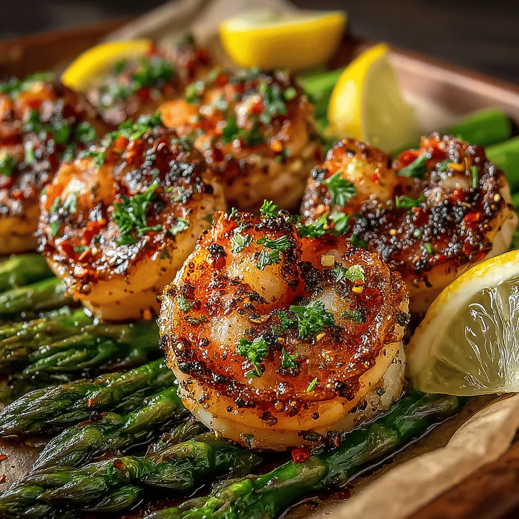 When it comes to weeknight dinners, finding a recipe that is both quick and bursting with flavor can feel like a culinary challenge. Enter the Zesty One-Pan Lemon Garlic Shrimp & Asparagus—an enticing dish that promises to brighten your dinner table with its vibrant flavors and tantalizing aroma. This recipe not only delivers a delightful combination of succulent shrimp and crisp asparagus but also offers a refreshing punch from the zesty lemon and aromatic garlic. Perfect for busy individuals or families, this dish can be prepared in approximately 30 minutes, making it an ideal choice for any weeknight meal.