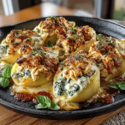 Explore the delightful world of comfort food with our Cheesy Chicken and Spinach Stuffed Shells recipe. This scrumptious dish combines tender jumbo pasta shells filled with a creamy mixture of chicken, ricotta, and fresh spinach, all topped with melty mozzarella and rich marinara sauce. Perfect for family dinners or meal prep, this recipe is not only easy to make but also packs a nutritious punch. In this article, we will walk you through the ingredients, preparation steps, and the reasons why this dish is a must-try for any pasta lover.