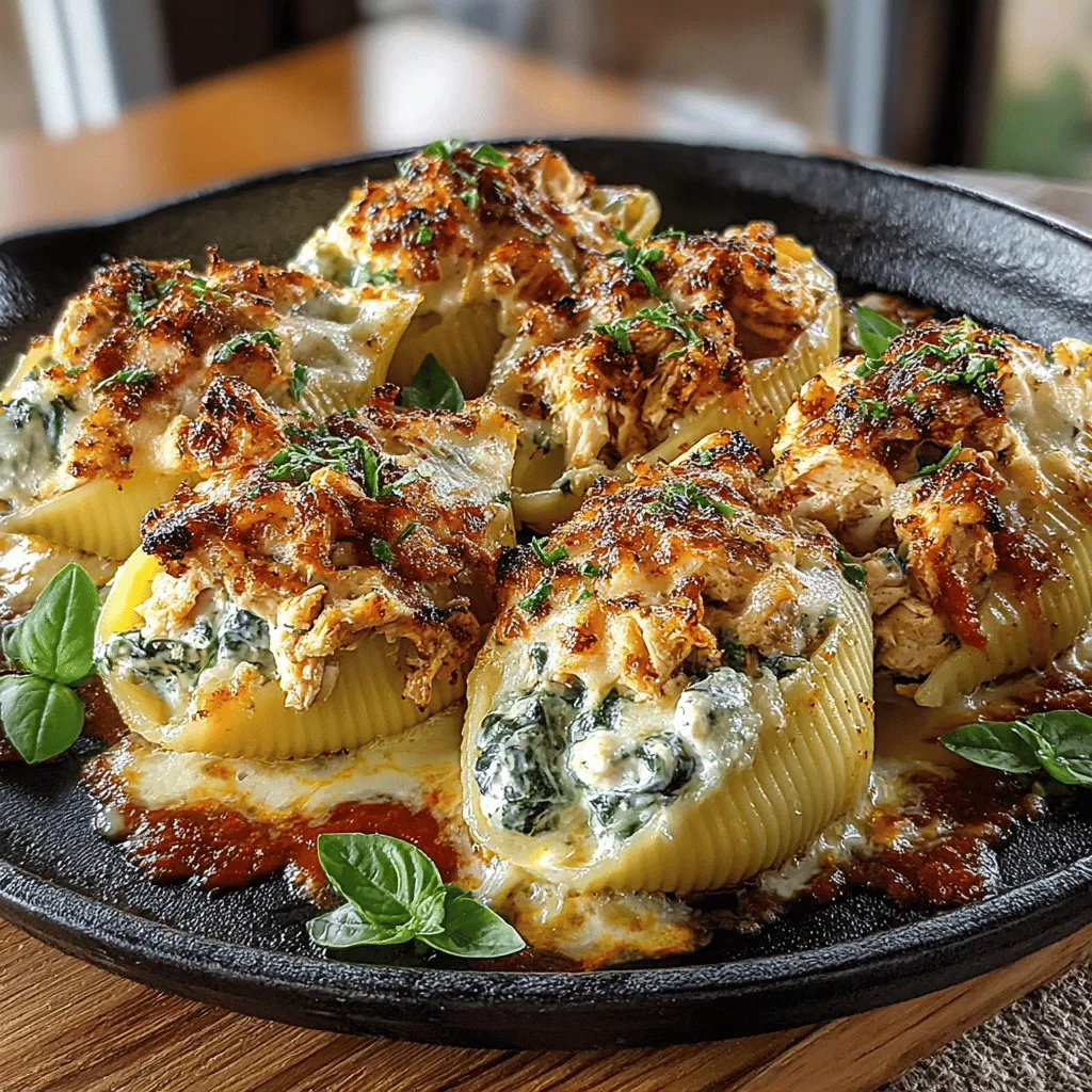 Explore the delightful world of comfort food with our Cheesy Chicken and Spinach Stuffed Shells recipe. This scrumptious dish combines tender jumbo pasta shells filled with a creamy mixture of chicken, ricotta, and fresh spinach, all topped with melty mozzarella and rich marinara sauce. Perfect for family dinners or meal prep, this recipe is not only easy to make but also packs a nutritious punch. In this article, we will walk you through the ingredients, preparation steps, and the reasons why this dish is a must-try for any pasta lover.