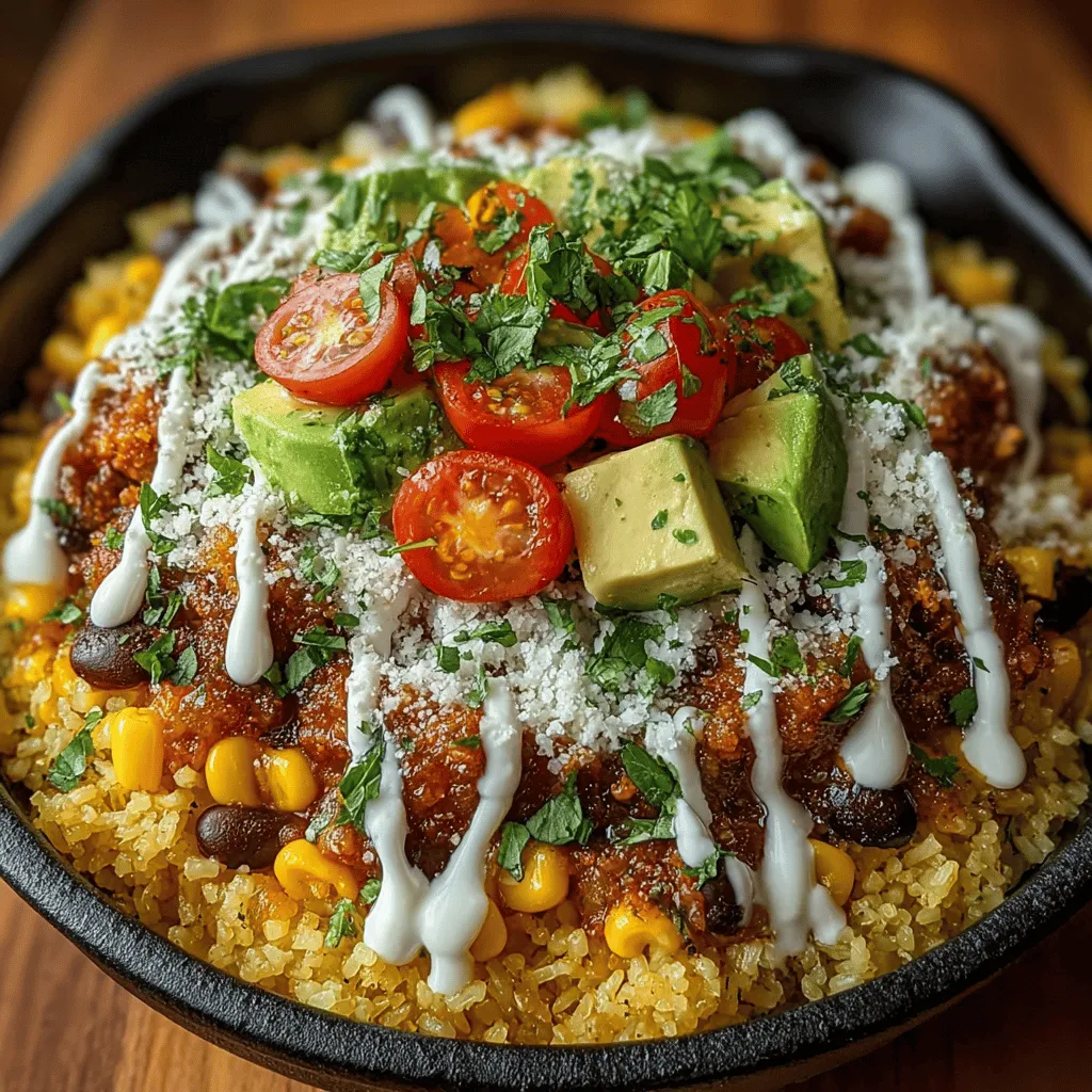 In the world of quick and nutritious meals, the Flavorful Fiesta Taco Bowl shines as a versatile and vibrant option that’s perfect for lunch or dinner. Packed with wholesome ingredients like brown rice, black beans, and colorful vegetables, this dish not only satisfies hunger but also pleases the palate with its array of flavors and textures. Whether you're a busy professional, a health-conscious individual, or someone simply looking for a delightful meal, this taco bowl recipe is designed to be straightforward, delicious, and nourishing. In this article, we’ll provide detailed insights into the ingredients, cooking process, and the unique benefits of each component of this delightful dish.