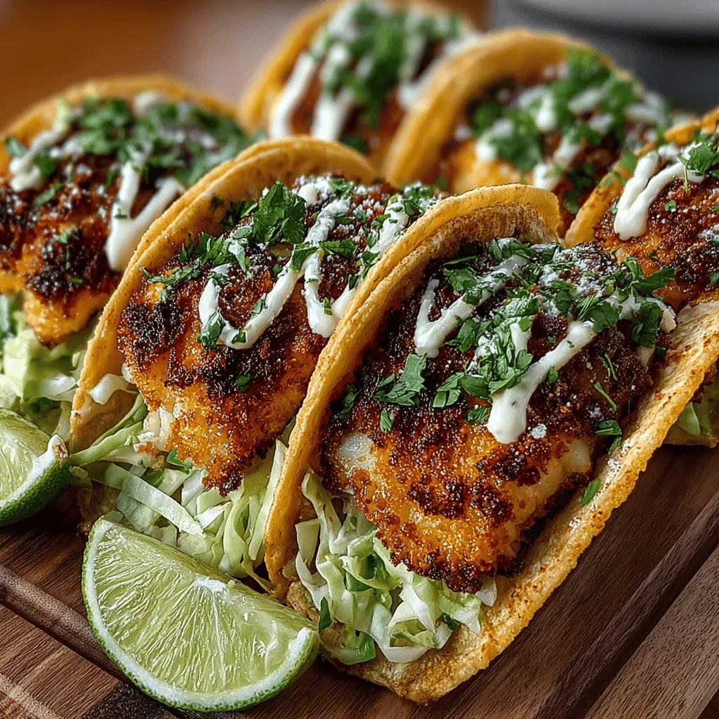 Fish tacos have surged in popularity over the last few decades, evolving from a regional specialty in coastal towns to a staple on menus across the globe. Their delicious combination of tender fish, vibrant toppings, and zesty sauces captures the essence of fresh, flavorful cuisine. Among the various methods of preparation, crispy baked fish tacos stand out as a healthier alternative to their fried counterparts, offering a satisfying crunch without the excess oil. This recipe not only satisfies cravings but also aligns with a more health-conscious lifestyle, making it an ideal choice for families seeking nutritious meal options.