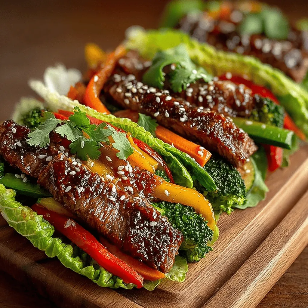 In the quest for quick and nutritious meals, savory beef and vegetable stir-fry wraps emerge as a delicious solution. This recipe combines tender flank steak with vibrant vegetables, all nestled in crisp lettuce leaves for a satisfying and healthy dish. Ideal for busy weeknights or meal prep, these wraps are not only easy to make but also packed with flavor and nutrients. Join us as we explore the ins and outs of this delightful recipe, perfect for family dinners or gatherings with friends.