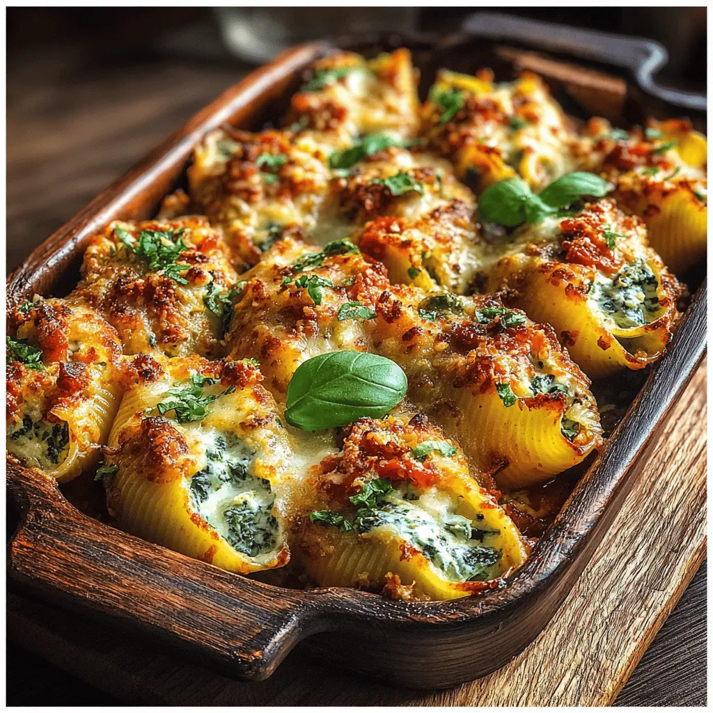 When it comes to comfort food, few dishes can rival the warm, hearty embrace of Creamy Spinach and Mushroom Stuffed Shells. This delightful Italian-American classic is not only a feast for the taste buds but also a nourishing option that brings together the richness of cheese, the earthiness of mushrooms, and the vibrant freshness of spinach. Whether you're cooking for your family or entertaining friends, this dish promises to be a crowd-pleaser with its creamy texture and savory flavor profile.