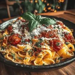 In the world of comfort food, few dishes can compete with the rich and satisfying flavors of creamy tomato basil pasta. This delightful recipe combines the comforting texture of fettuccine with a luscious sauce that balances the acidity of tomatoes and the creaminess of heavy cream. Whether you're looking for a quick weeknight dinner or a dish to impress guests, this creamy tomato basil pasta is sure to please.