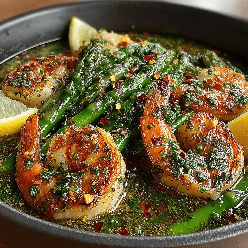 Getting the temperature right is crucial when cooking Zesty Lemon-Garlic Shrimp & Asparagus Delight. Preheating your pan before adding ingredients ensures that they cook evenly and develop the perfect texture. A hot pan will give your shrimp a beautiful sear, enhancing both flavor and presentation. Use medium-high heat for this dish. You want it hot but not smoking—this balance allows the shrimp to caramelize without overcooking.