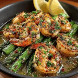 Zesty Lemon-Garlic Shrimp & Asparagus Delight