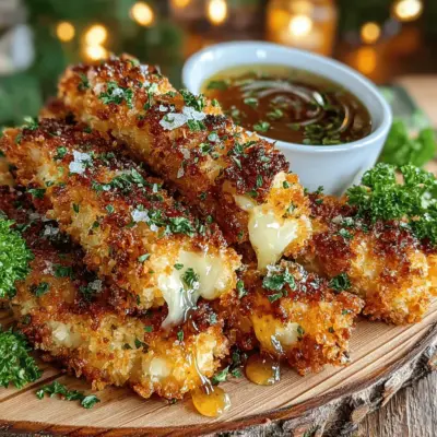 Crunchy Delight: Crispy Baked Chicken Tenders with Honey Mustard