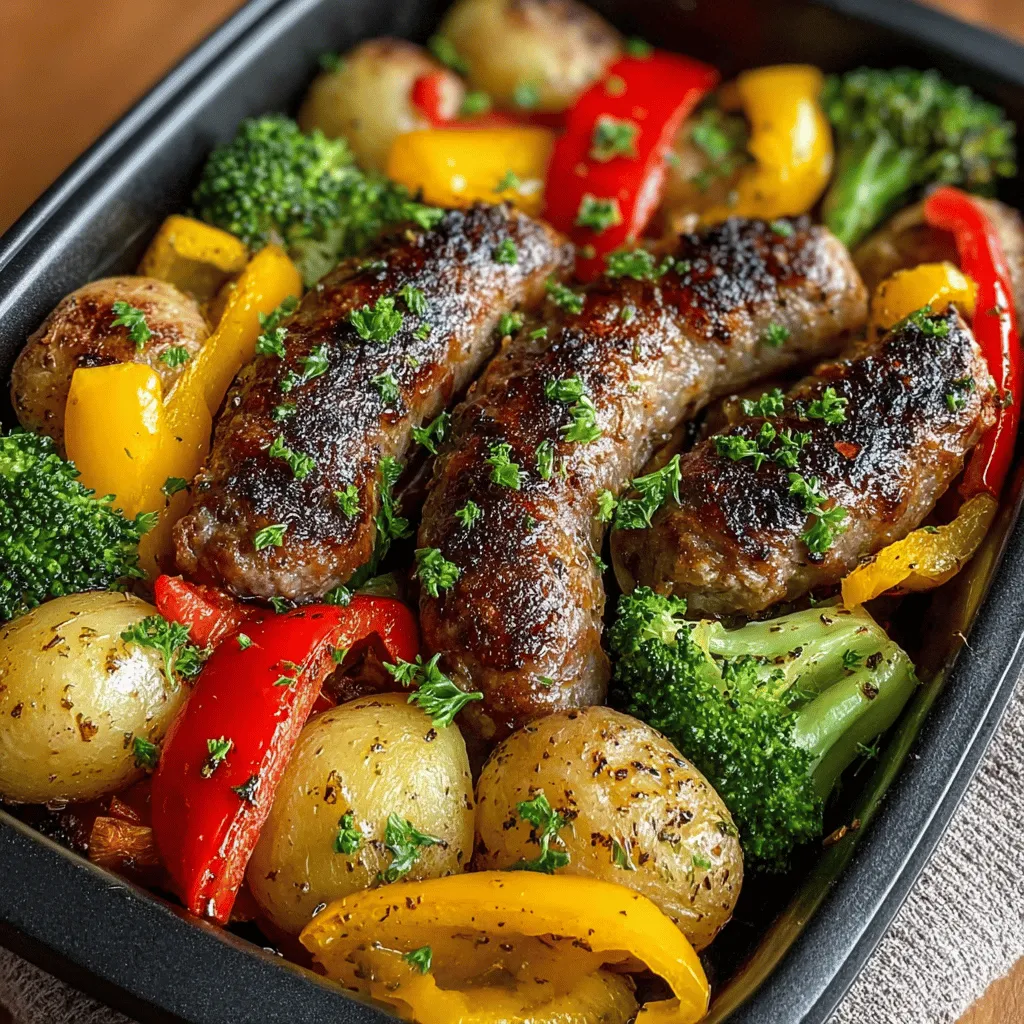 In the fast-paced world we live in, finding time to prepare healthy and delicious meals can often feel like an uphill battle. However, with the One-Pan Sizzle: Sheet Pan Sausage and Veggie Bake, you can create a wholesome meal that is not only packed with flavor but is also incredibly simple to prepare. This dish combines savory Italian sausage with a colorful medley of vegetables, all roasted to perfection on a single sheet pan. Perfect for busy weeknights or leisurely weekends, this recipe offers convenience without compromising on taste. Let’s dive into the details of this delightful dish.