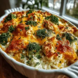 In the world of comfort food, few dishes can rival the heartwarming and satisfying nature of Cheesy Chicken & Rice Delight. This easy-to-make casserole combines tender, shredded chicken, creamy cheese, and nutritious broccoli, all enveloped in fluffy rice, creating a meal that is both delicious and wholesome. Perfect for busy weeknights or family gatherings, this recipe showcases how simple ingredients can come together to create a dish that delights the senses. In this article, we will explore the origins of this comforting dish, its nutritional benefits, and a step-by-step guide to making your own Cheesy Chicken & Rice Delight.