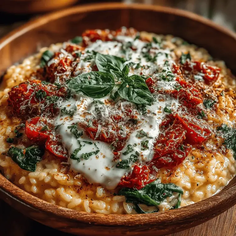 - 1 cup Arborio rice - 4 cups vegetable broth (preferably warm) - 1 cup fresh tomatoes, diced - ½ cup heavy cream - 1 cup fresh spinach, chopped - ½ cup grated Parmesan cheese - 1 medium onion, finely chopped - 3 cloves garlic, minced - 2 tablespoons olive oil - ½ cup fresh basil, chopped - Salt and pepper to taste