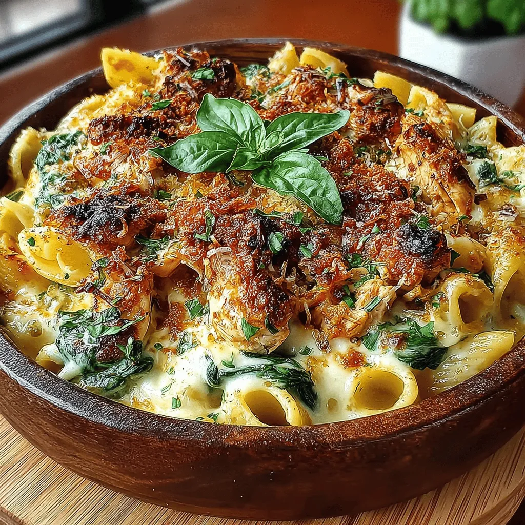 Pasta bakes have long been a beloved choice for families seeking comfort food that satisfies both the palate and the heart. These dishes combine the ease of preparation with the joy of sharing a warm meal with loved ones, making them a staple in many households. Among the myriad of pasta bake recipes, the Creamy Spinach and Chicken Pasta Bake stands out as a healthy yet indulgent option that is sure to please even the pickiest eaters. Not only is it packed with flavor, but it also boasts a wealth of nutritional benefits, making it a guilt-free choice for those who want to enjoy a satisfying dish without compromising on health.