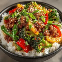Savory Turkey and Veggie Stir-Fry Bowls: A Nutrient-Packed Delight
