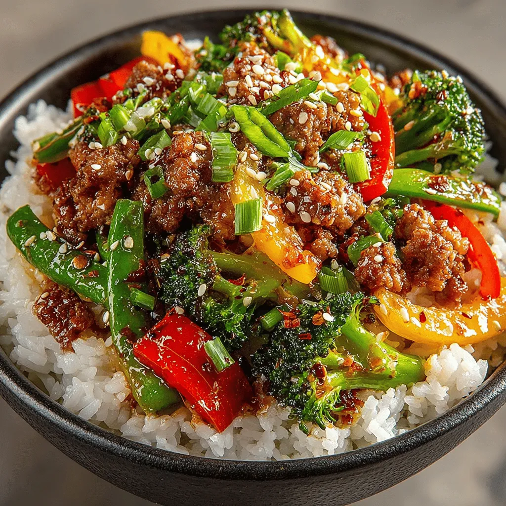 Savory Turkey and Veggie Stir-Fry Bowls: A Nutrient-Packed Delight