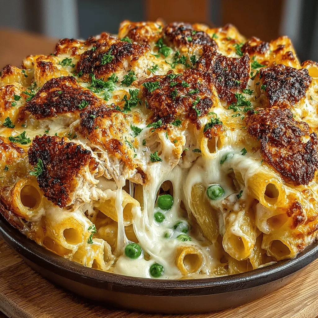 Creamy Chicken Alfredo Pasta Bake: A Flavorful Comfort Food Delight
