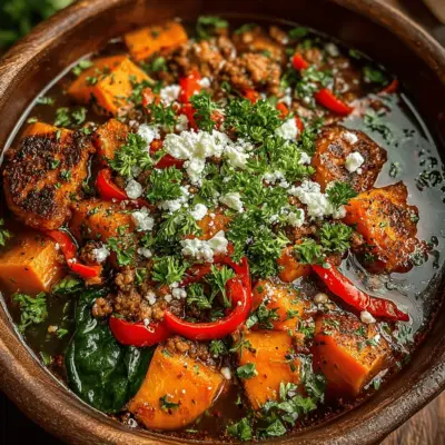 Savory Turkey and Sweet Potato Skillet Recipe