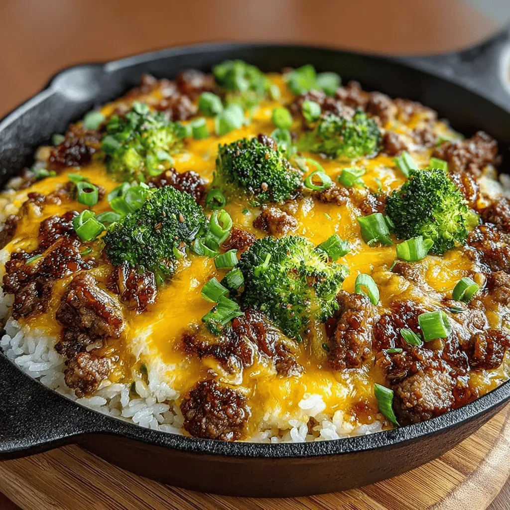 In today's fast-paced world, finding a delicious yet easy-to-make meal can be a challenge. Whether you’re a busy parent juggling work and family or simply someone who wants to enjoy a home-cooked meal without spending hours in the kitchen, the One-Pan Cheesy Beef and Broccoli Skillet is the perfect solution. This hearty dish combines the rich flavors of ground beef, the nutritional punch of broccoli, and the gooey goodness of cheddar cheese, all cooked in just one pan. It embodies comfort food at its best, offering a delightful balance of taste and convenience that makes it a must-try for families and home cooks alike.