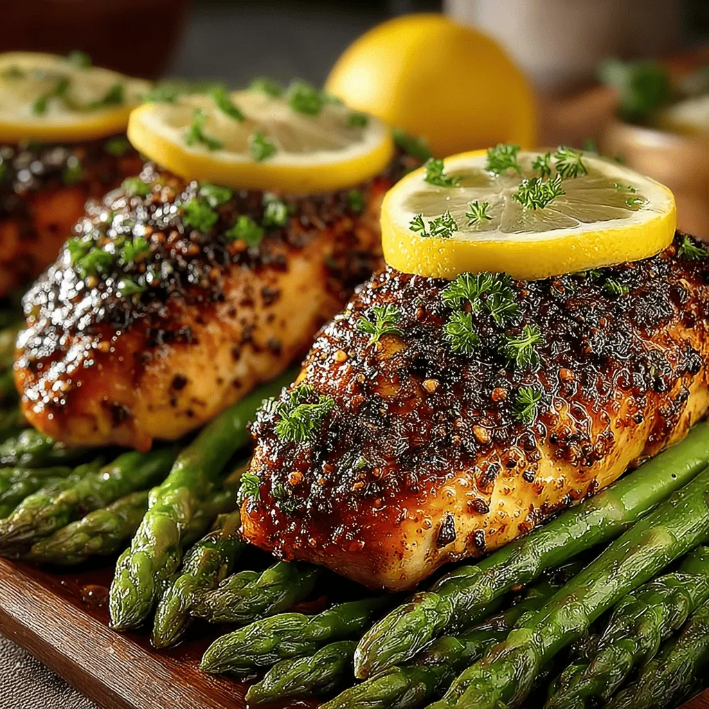 Zesty Lemon Herb Chicken & Asparagus Delight