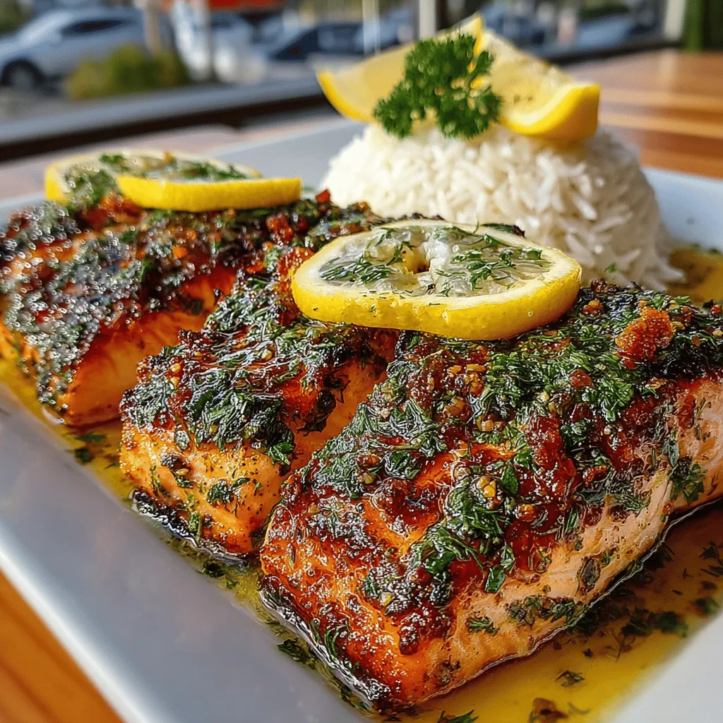 Grilled salmon is a dish that has captivated palates around the world with its tender, flaky texture and rich flavor. The Zesty Lemon Herb Grilled Salmon takes this classic favorite to new heights by infusing it with the bright, refreshing notes of lemon and the aromatic essence of fresh herbs. This dish not only appeals to the taste buds but also serves as a beautiful centerpiece for a variety of occasions, from casual family dinners to more formal gatherings.