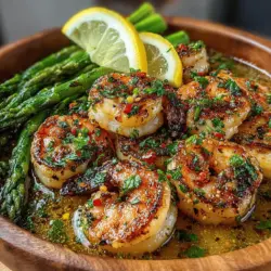 Delve into the world of flavor with this exquisite Garlic Butter Shrimp & Asparagus Delight recipe. This dish marries the succulent taste of fresh shrimp with the vibrant crunch of asparagus, all enveloped in a rich garlic butter sauce. Not only is it a feast for the senses but also a quick and healthy option for busy weeknights or special occasions. In this article, we will explore the ingredients, step-by-step instructions, nutritional benefits, and tips for perfecting this delightful dish, ensuring you have all the information you need to create a culinary masterpiece in your own kitchen.