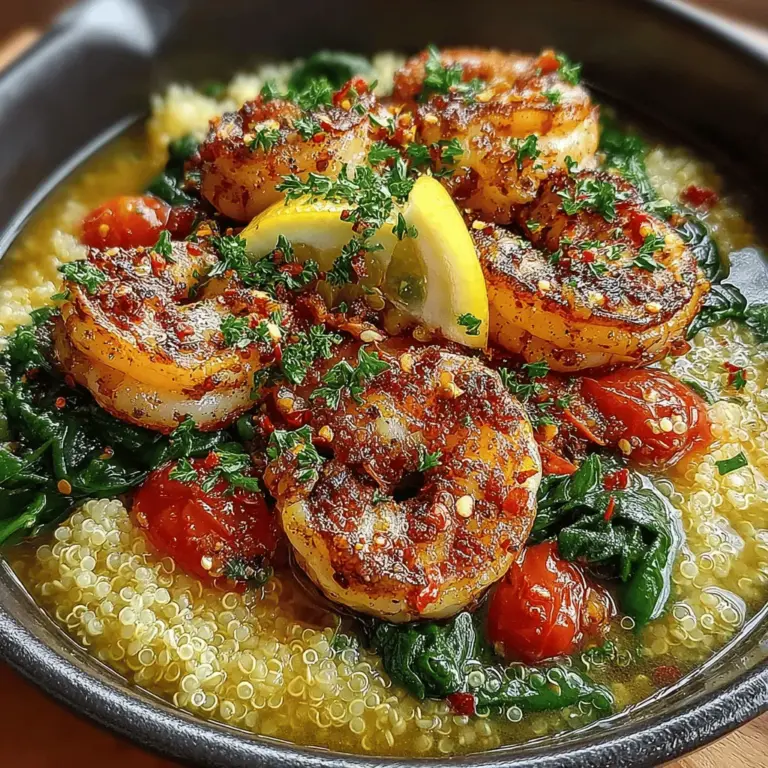 The Garlic Shrimp Delight Bowl is a culinary masterpiece that brings together the vibrant flavors of succulent shrimp, aromatic garlic, and wholesome ingredients to create a dish that's not only delicious but also incredibly nourishing. This recipe is a perfect showcase of how simple, fresh ingredients can transform into a satisfying meal. Whether you're looking for a quick weeknight dinner, planning ahead for meal prep, or wanting to impress guests with a gourmet dish, the Garlic Shrimp Delight Bowl fits the bill perfectly.