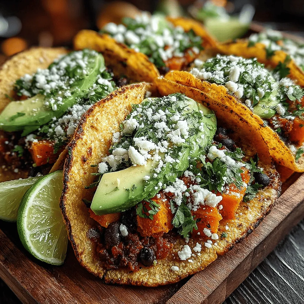 Sweet potatoes are a key ingredient in this taco recipe, celebrated not only for their versatility but also for their impressive health benefits. These vibrant root vegetables are rich in beta-carotene, which the body converts into vitamin A, crucial for maintaining healthy vision, skin, and immune function. Additionally, sweet potatoes are an excellent source of vitamins C and B6, potassium, and dietary fiber, all of which play vital roles in overall health.