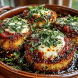 Eggplant Paradise Bake is a dish that embodies the essence of comfort food while offering a delightful medley of flavors that can enchant both vegetarians and meat-lovers alike. This vibrant bake features layers of tender eggplant, rich marinara sauce, and melted cheese, creating a harmonious blend that is as pleasing to the palate as it is to the eye. Whether served as the star of a family dinner or as a centerpiece for gatherings, this dish is sure to impress with its hearty texture and satisfying taste.