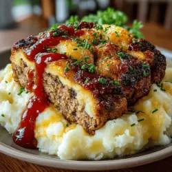 Meatloaf is a quintessential comfort food that has warmed hearts and homes for generations. This beloved dish not only evokes nostalgia but also represents the essence of homestyle cooking, where family recipes are passed down and cherished. In this recipe, we present a Heartwarming Homestyle Meatloaf, perfectly paired with creamy mashed potatoes. The convenience and satisfaction of preparing this complete meal at home make it an ideal choice for busy weeknights or cozy family gatherings.