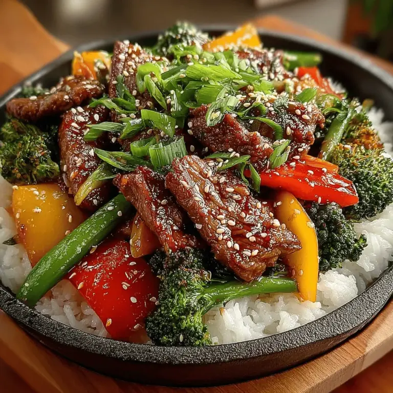 In today’s fast-paced world, ensuring that our families eat nutritious meals can often feel like a daunting task. Family-friendly meals not only need to be quick and easy to prepare but also must provide the essential nutrients that support growth and health. The Beef and Veggie Stir-Fry Bowl is an exemplary dish that meets these needs. This delightful recipe combines tender beef with a vibrant array of vegetables, creating a visually appealing and wholesome meal that is sure to please even the pickiest of eaters.