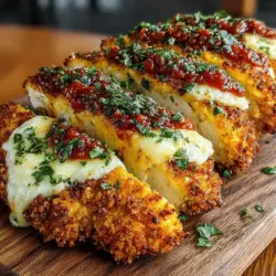 If you’re on the hunt for a dish that beautifully marries classic flavors with a modern, health-conscious twist, look no further than Crispy Baked Chicken Parmesan. This recipe transforms the beloved Italian-American staple into a lighter yet equally satisfying version, perfect for both busy weeknight dinners and special occasions. What sets this dish apart is its irresistible crispy texture, rich flavors, and a healthier baking method that avoids the excess oil of traditional frying.