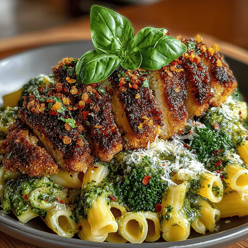 Delve into the world of culinary bliss with our Crispy Chicken and Broccoli Pesto Pasta recipe. This dish combines succulent chicken, vibrant broccoli, and flavorful pasta, all enveloped in a rich pesto sauce. Perfect for weeknight dinners or special gatherings, this recipe is designed to satisfy your cravings while providing a nutritious balance of protein and vegetables. Join us in exploring the details of this delightful dish.