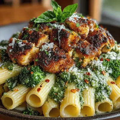 Crispy Chicken and Broccoli Pesto Pasta: A Delectable Delight for Any Occasion