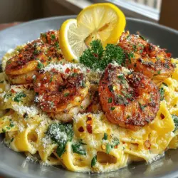 Creamy Garlic Shrimp Pasta