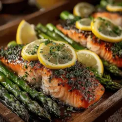 Preheating the oven is a crucial step in achieving perfectly baked salmon and asparagus. For this recipe, the ideal temperature is 400°F (200°C). Preheating allows the fish to cook evenly while helping to develop that beautiful caramelization on the asparagus. An adequately heated oven ensures that the salmon cooks through without drying out, while the asparagus remains tender-crisp. Remember, patience pays off—give your oven a good 10 to 15 minutes to reach the desired temperature before placing your dish inside.