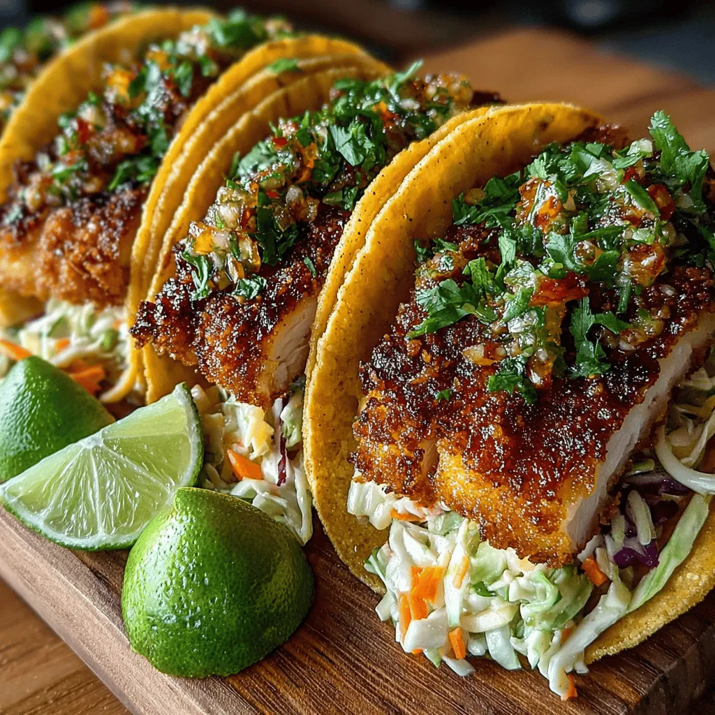 Tacos are a beloved culinary creation that transcends borders and cultures, celebrated for their versatility and endless array of filling options. From traditional meat options to innovative vegetarian and seafood varieties, tacos can cater to every palate. Among these, crispy fish tacos stand out as a fresh and flavorful choice, perfect for warm weather dining or any occasion where you crave something light yet satisfying. These tacos are not only delicious but also offer a delightful crunch complemented by the vibrant flavors of a zesty lime cilantro slaw.