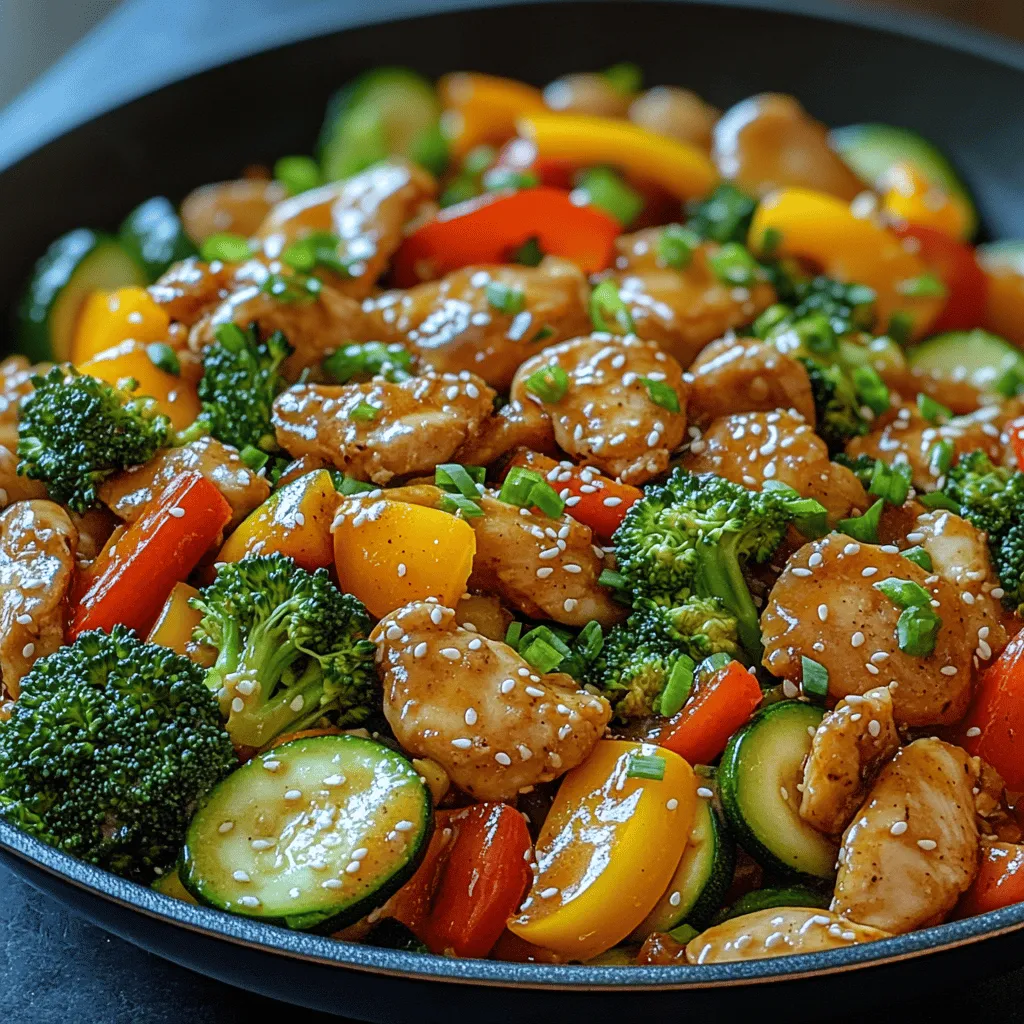 The Colorful Chicken & Veggie Fiesta Stir-Fry is more than just a meal; it’s a celebration of vibrant ingredients, wholesome nutrition, and quick cooking techniques that fit seamlessly into a busy lifestyle. This dish showcases a medley of fresh vegetables and tender chicken, all tossed together in a savory sauce that bursts with flavor. Whether you're looking to impress guests or simply want to whip up something nutritious for your family, this stir-fry is your go-to recipe.