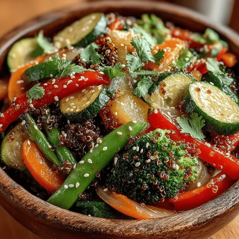 In recent years, plant-based meals have surged in popularity, capturing the attention of health-conscious individuals and food enthusiasts alike. As more people seek to incorporate more vegetables and whole grains into their diets, the demand for vibrant, nutritious recipes has never been higher. One such dish that perfectly embodies this trend is the Vibrant Garden Stir-Fry with Quinoa. This colorful stir-fry not only pleases the eyes but also offers a wealth of nutrients, making it a fantastic choice for anyone looking to elevate their meals.